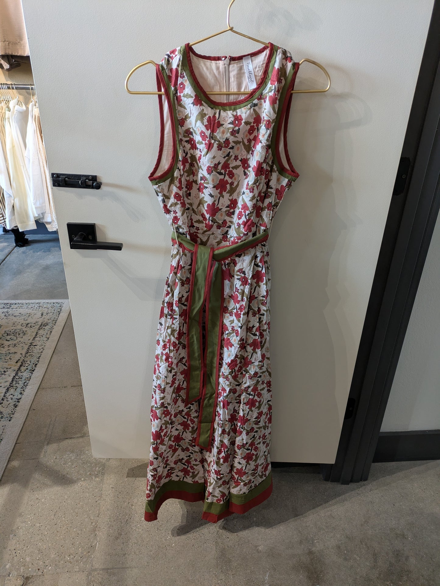 Sleeveless Print Dress